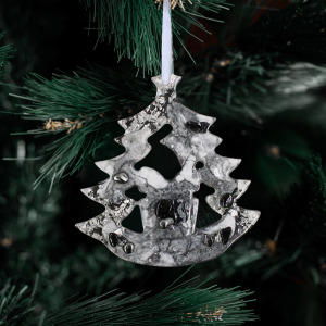 Christmas tree toy with rock crystal "Christmas Tree" collection "Stories"